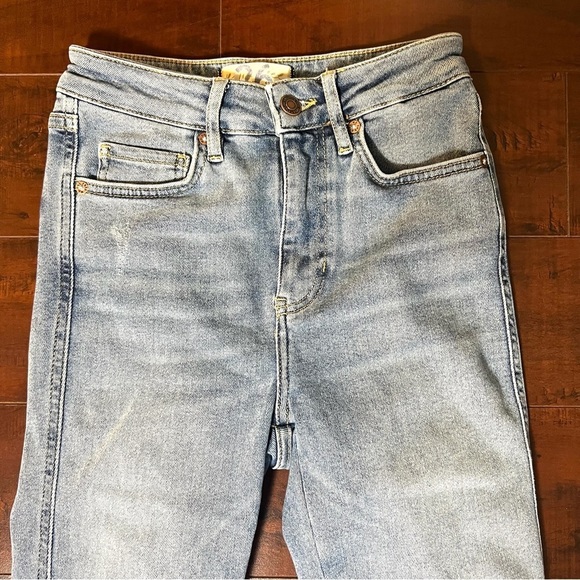 FREE PEOPLE We The Free Denim Skinny Jeans Midrise Size 26 - Picture 3 of 10